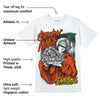 Dunk Team Dark Green Orange DopeSkill T-Shirt Stackin Mines Graphic