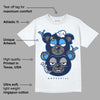 Midnight Navy 3s DopeSkill T-Shirt New Double Bear Graphic