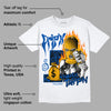 Dunk Blue Jay and University Gold DopeSkill T-Shirt Drip'n Never Tripp'n Graphic