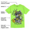 AJ 5 Green Bean DopeSkill Green Bean T-shirt Smile Through The Pain Graphic