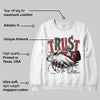 Fire Red “Black Tongue” 5s DopeSkill Sweatshirt Trust No One Graphic
