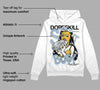 Blue Grey 13s DopeSkill Hoodie Sweatshirt Stay It Busy Graphic