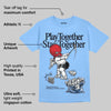 Knu Stack Vintage Dream Blue DopeSkill Blue T-shirt Play together, Stay together Graphic