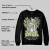 Luminous Green 5s DopeSkill Sweatshirt Angels Graphic