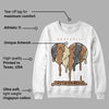 GORE-TEX “Brown Kelp” 6s DopeSkill Sweatshirt Juneteenth Heart Graphic