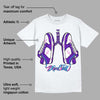 Dunk Purple Championship Court White DopeSkill T-Shirt Breathe Graphic