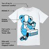 University Blue Toe 1s DopeSkill T-Shirt Sneakerhead BEAR Graphic