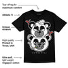 "Black/White" 1s DopeSkill T-Shirt New Double Bear Graphic