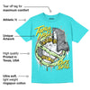 Cyan Burst 9060 DopeSkill Virtual Blue T-Shirt Takin No L's Graphic