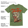 Olive Collection DopeSkill Olive T-shirt Never Stop Hustling Graphic