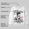 White Cement 4s DopeSkill Sweatshirt Flexin' Graphic