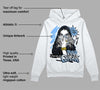 Powder Blue 9s DopeSkill Hoodie Sweatshirt NPC Graphic