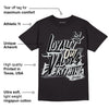 Black Cement 1s Low OG DopeSkill T-Shirt LOVE Graphic