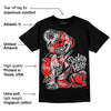 AJ Spizike Bred DopeSkill T-Shirt Broken Heart Graphic