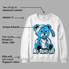 University Blue Toe 1s DopeSkill Sweatshirt Hurt Bear Graphic