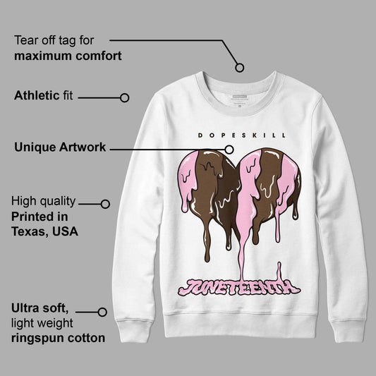 Neapolitan 11s DopeSkill Sweatshirt Juneteenth Heart Graphic