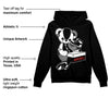 "Black/White" 1s DopeSkill Hoodie Sweatshirt Sneakerhead BEAR Graphic