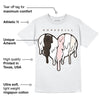 AJ 3 Neapolitan DopeSkill T-Shirt Slime Drip Heart Graphic