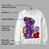 Field Purple 12s DopeSkill Sweatshirt Broken Heart Graphic