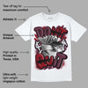 Burgundy 5s DopeSkill T-Shirt Don't Quit Graphic