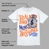 Dunk Low Futura Orange Blaze DopeSkill T-Shirt Real Ones Move In Silence Graphic