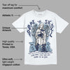 Diffused Blue Sail Grey White 1s DopeSkill T-Shirt Angels Graphic