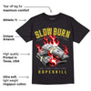 Yellow Snakeskin 11s DopeSkill T-Shirt Slow Burn Graphic