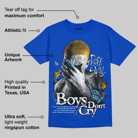 Blueberry 12s DopeSkill Royal T-shirt Boys Don't Cry Graphic