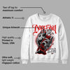 Red Cement 4S DopeSkill Sweatshirt Money Loves Me Graphic