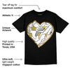 Sail 4s DopeSkill T-Shirt Heart Jordan 4 Graphic