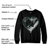 Green Glow 3s DopeSkill Sweatshirt Heart Jordan 3 Graphic