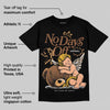 Metallic Gold 1s DopeSkill T-Shirt New No Days Off Graphic