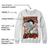 Orange Milk DopeSkill Sweatshirt Sorry I've Been Trappin Graphic