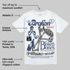 Midnight Navy 1s DopeSkill T-Shirt Broken Bones Graphic