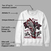 Burgundy 5s DopeSkill Sweatshirt True Love Will Kill You Graphic