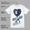 Diffused Blue Sail Grey White 1s DopeSkill T-Shirt Self Made Graphic