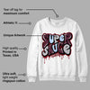 Burgundy 5s DopeSkill Sweatshirt Super Sauce Graphic