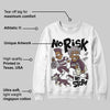 A Ma Maniere x "Violet Ore" 5s DopeSkill Sweatshirt No Risk No Story Graphic
