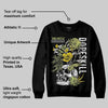Luminous Green 5s DopeSkill Sweatshirt Side Hustle Graphic
