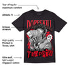 Red Thunder 4s DopeSkill T-shirt Sorry I've Been Trappin Graphic