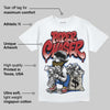 “Varsity Red/Sport Royal” 1s DopeSkill T-Shirt Paper Chaser Boy Graphic