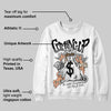 Reverse Metallic 5s DopeSkill Sweatshirt Money Bag Coming Up Graphic