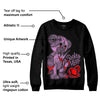 Mauve Off-Noir 2s DopeSkill Sweatshirt Broken Heart Graphic