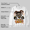 Orange 'Two Sides' DopeSkill Graphic Sweatshirt
