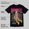 Rick RO Pink Leather Sneakers DopeSkill T-Shirt Thunder Dunk Graphic