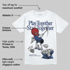 Midnight Navy 1s DopeSkill T-Shirt Play together, Stay together Graphic