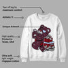 Burgundy 5s DopeSkill Sweatshirt Bear Steals Sneaker Graphic