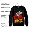 Red Collection DopeSkill Sweatshirt Juneteenth 1865 Graphic