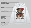 Olive 9s DopeSkill Hoodie Sweatshirt Broken Bear Graphic