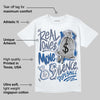 Diffused Blue 11s DopeSkill T-Shirt Real Ones Move In Silence Graphic